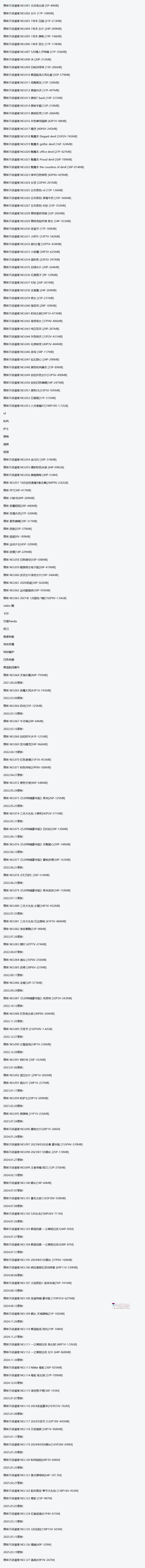 雯仔/雯妹不讲道理 原版高清摄影作品写真图包合集[网盘自动持续更新]