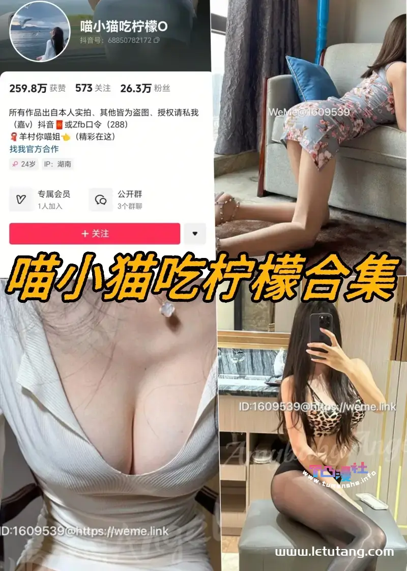 喵小猫吃柠檬微密圈微信众筹写真合集8套-凸漫社